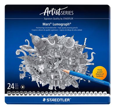 STAEDTLER® 100 G24 Bleistift Mars Lumo. 24ST 100% PEFC