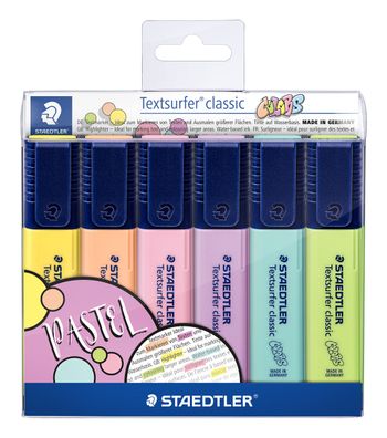 STAEDTLER® 364 CWP6 Textmarker Textsurfer clas 6St Etui