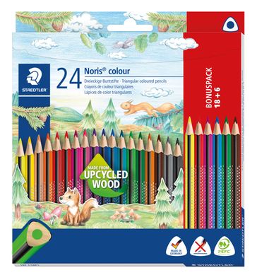STAEDTLER® 187 C18P1 Buntstift Noris colo 18 + 6 100% PEFC