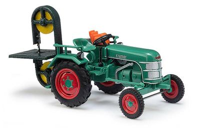 Busch 40069, Traktor Kramer KL 11 mit Bandsägenanbau, H0 Auto Modell 1:87