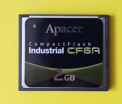 NEU: 2 GB Apacer CF6A Industrial SLC CompactFlash CF Compact Flash 2GB AP-CF002GRBNS