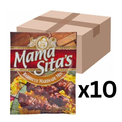 10er-Pack Mama Sita´s BBQ Barbecue Marinade Mix 50g