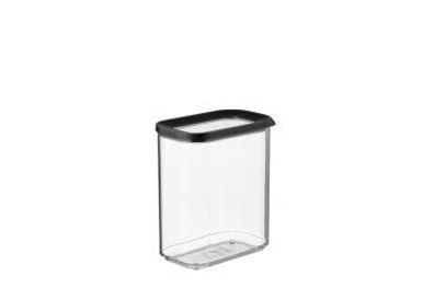 Mepal 6 Stück vorratsdose modula 1500 ml - schwarz 106912040400