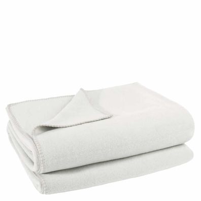 Zoeppritz Basis Soft-Fleece offwhite blanket 010 65% Polyester, 35% Viscose 180x22