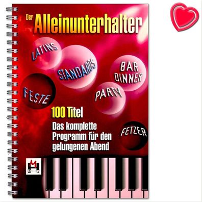 Der Alleinunterhalter Liederbuch Noten + Herz