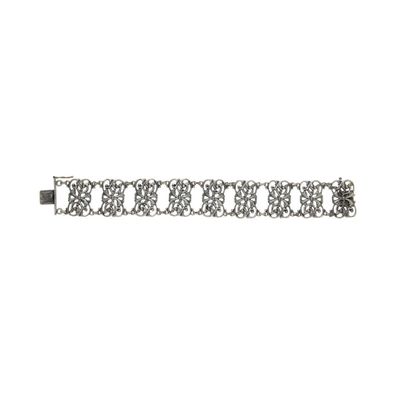 Trachtenarmband echt Silber 835 oxidiert Second Hand wie neu 25325118 getragen