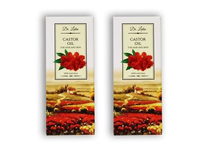 Rizinusöl 2 x 50 ml Haarpflege Hautpflege Körperpflege Gesichtspflege Öl