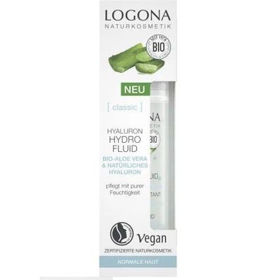 Logona Naturkosmetik - LOGONA Hyaluron HYDRO FLUID - 30 ml