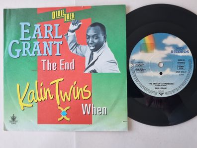 Earl Grant / Kalin Twins - The End / When 7'' Vinyl Germany