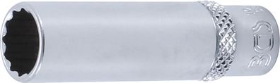Steckschlüssel-Einsatz Zwölfkant, tief | Antrieb Innenvierkant 6,3 mm (1/4") | SW