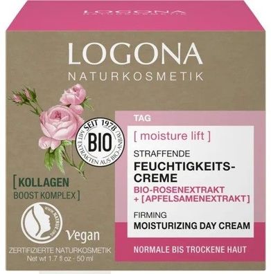 Logona Naturkosmetik - Moisture Lift Straffende Feuchtigkeitscreme - 50 ml
