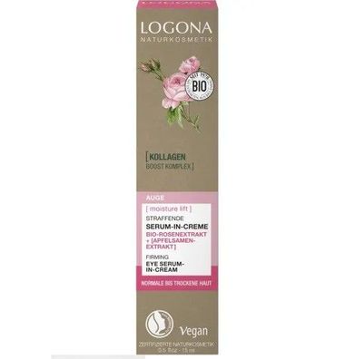 Logona Naturkosmetik - Straffende Serum-In Creme - 15 ml
