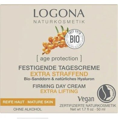 Logona Naturkosmetik - Age Protection Festigende Tagescreme Extra straffend - 50 ml