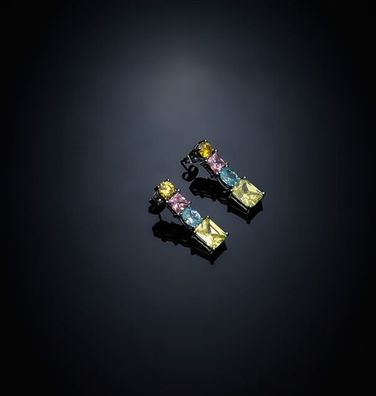 CHIARA Ferragni – Frau – J19AVS03 – Prinzessinnen-Regenbogen-Kronleuchter-Ohrringe