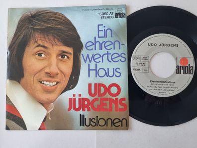 Udo Jürgens - Ein ehrenwertes Haus 7'' Vinyl Germany/ CV Alexandra