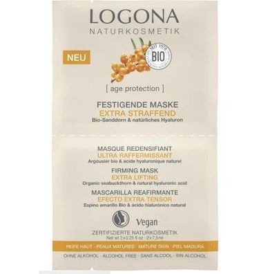 Logona Naturkosmetik - Age Protection Festigende Maske Extra straffend 10 x 15 ml
