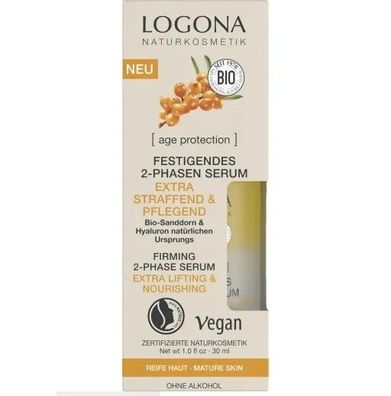 Logona Naturkosmetik - Age Protection Festigendes 2-Phasen Serum - 30 ml