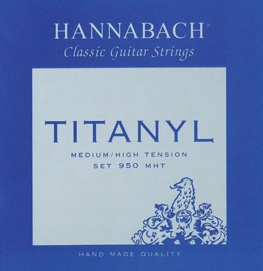 Hannabach 950MHT Titanyl - medium/high tension - Saiten für Konzertgitarre