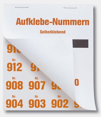 500x Wolf + Appenzeller 401001 Gewinnaufklebenummern 1001-1500