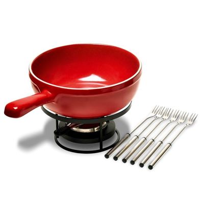 EMILE HENRY Fondue-Set mit Gabeln und Réchaud Grand Cru EH 9922 34 3289313499221