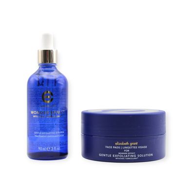 Elizabeth Grant Wonder Effect Gentle Exfoliating Solution 90ml + Exfoliating Pads 30