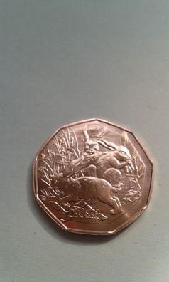 5 euro 2026 Österreich Ostern Hase Kupfer 5 euro 2026 Ostermünze Hase Österreich