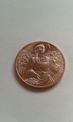 10 euro 2025 Österreich Leder bankfrisch Kupfer 10 euro 2025 Kupfer Leder Aufdirndln