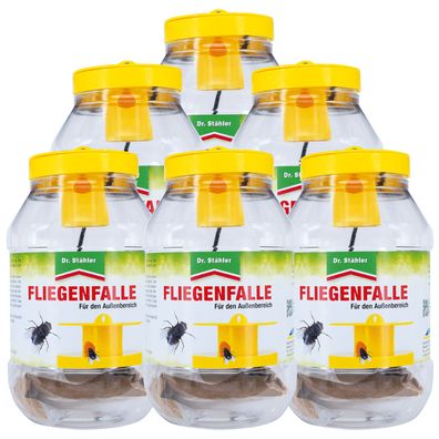 6 x DR. Stähler Fliegenfalle für den Außenbereich