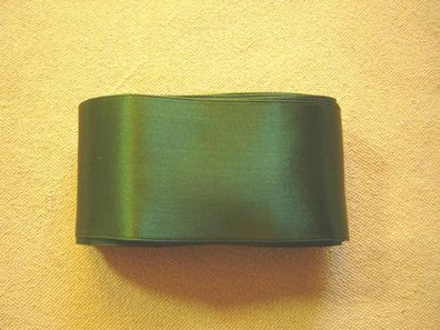 Satinband 5,6cm breit oliv grün hochwertig Satin Qualität Hutband SB114