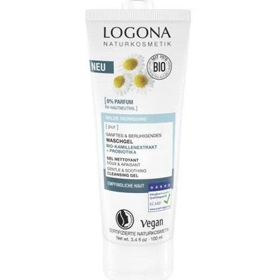 Logona Naturkosmetik - Pur Sanftes Waschgel- 100 ml