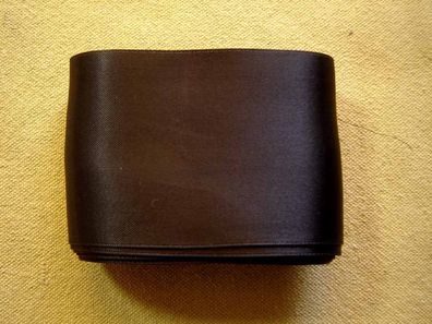 Satinband 7,8 cm breit marine hochwertig steife Satin Qualität Hutband je 1m