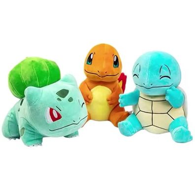 Pokmon Starter Plusch Set Glumanda Schiggy Bisasam Kuscheltier Geschenk