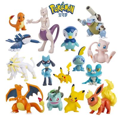 Pokmon Figuren Pikachu Evoli Glurak Mewtu Sammelfigur Modell
