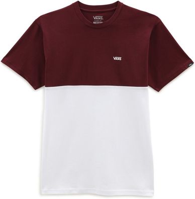 Vans Herren T-Shirt Colorblock Tee White-Port Royale