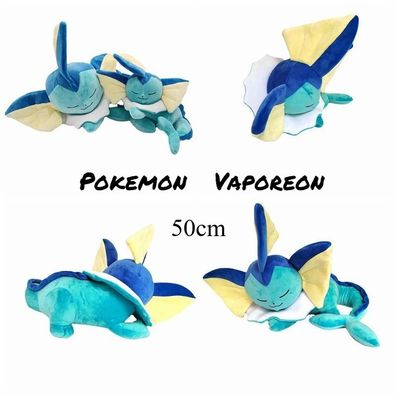 Aquana Pokmon Plusch 50cm Schlafend Evoli Entwicklung Kuscheltier