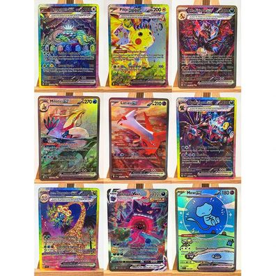 Pokmon PTCG Sammelkarten Mew Trainer Lisia Greninja Anime Sammlung Spielzeug