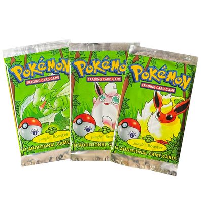 Pokmon Jungle Booster Pack 1st Edition Proxy Karten Flareon Scyther Wigglytuff