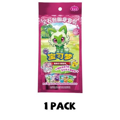 Pokmon Gem Pack Set Original Sammelkarten PTCG Geschenkbox Neujahr Sammlung