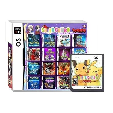 Pokmon NDS Spiel Modul 140-in-1 Retro Spiele Sammlung Kinder Geschenk