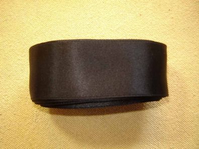 Satinband 4,3cm breit braun hochwertig Satin Qualität Hutband SB112