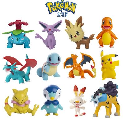 Pokmon Figuren Pikachu Glurak Mewtu Actionfigur Sammlung Spielzeug