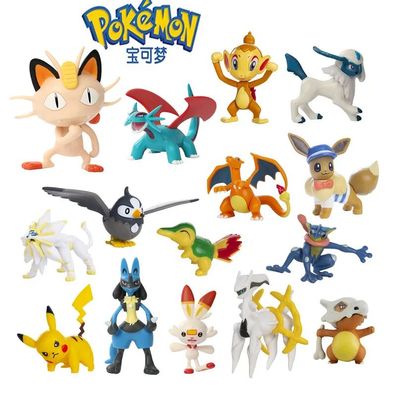 Pokmon Figuren Set Geschenkbox Anime Sammelfiguren Kinder Spielzeug