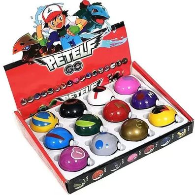 Pokmon Pokeball Figuren Set Mini Sammelfiguren Kinder Geschenk