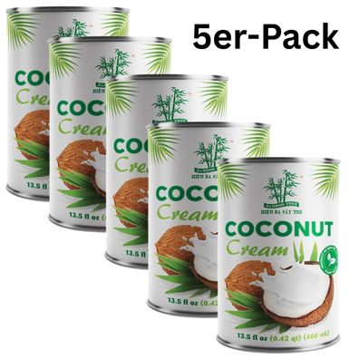 5er-Pack Bamboo Tree Kokoscreme 20-22% Fett 400ml