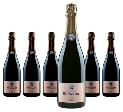 6 x Bonnaire Champagner Extra Brut Rosé Assemblage