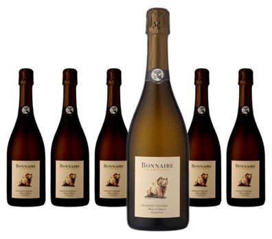 6 x Bonnaire Champagner Extra Brut Blanc de Blancs Vintage Cramant – 2016