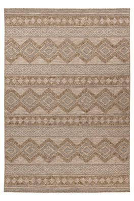 Teppich Höhe 9 mm Kurzflorteppich rechteckig Natur Indoor Outdoor 4 Größen