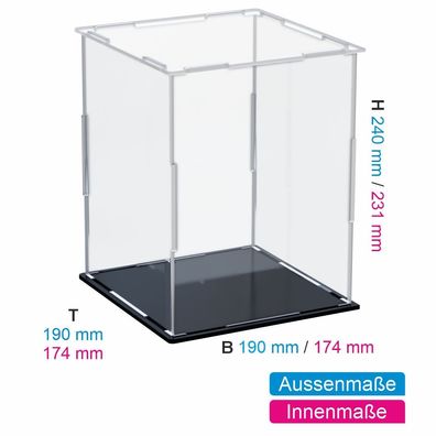 Acryl Vitrine für LEGO® Star Wars™ Clone Commander Cody Helm 75350