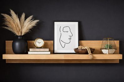 Wandregal Wandboard 150cm Regal Kernbuche #3424