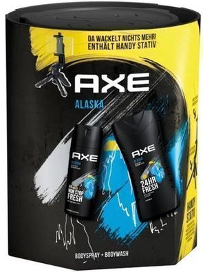 Axe Alaska Pflegeset, Shampoo und Deodorant, 1 Stueck (250 ml Shampoo, 150 ml Deo